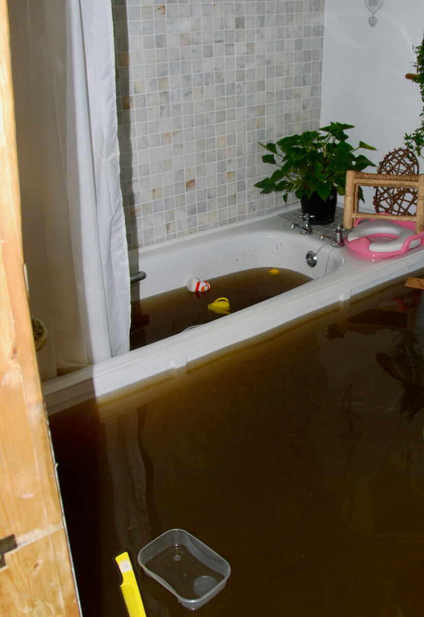 Flooding in our house in Dorset